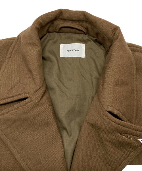 PORT BY ARK（ポートバイアーク）PORT BY ARK (ポートバイアーク) Padded Half Coat ブラウン サイズ:2の古着・服飾アイテム
