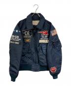 AVIREXアヴィレックス）の古着「CWU-36P フライトジャケット」｜ネイビー