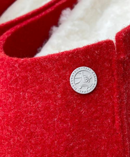 BIRKENSTOCK（ビルケンシュトック）BIRKENSTOCK (ビルケンシュトック) ZERMATT RIVET レッド サイズ:27の古着・服飾アイテム