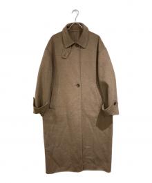 JOURNAL STANDARD（ジャーナルスタンダード）の古着「ヤクウールリバーバルカラーコート」｜ブラウン