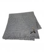 Honneteオネット）の古着「WIDE STOLE WASHED WOOL」｜ブラック