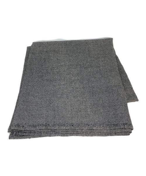 Honnete（オネット）Honnete (オネット) WIDE STOLE WASHED WOOL ブラックの古着・服飾アイテム