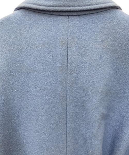 Ameri（アメリ）Ameri (アメリ) BELT FLARE LONG COAT ブルー サイズ:Mの古着・服飾アイテム