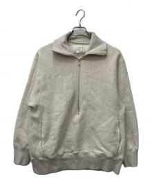 STILL BY HAND（スティルバイハンド）の古着「ハーフジッププルオーバースウエット」｜アイボリー