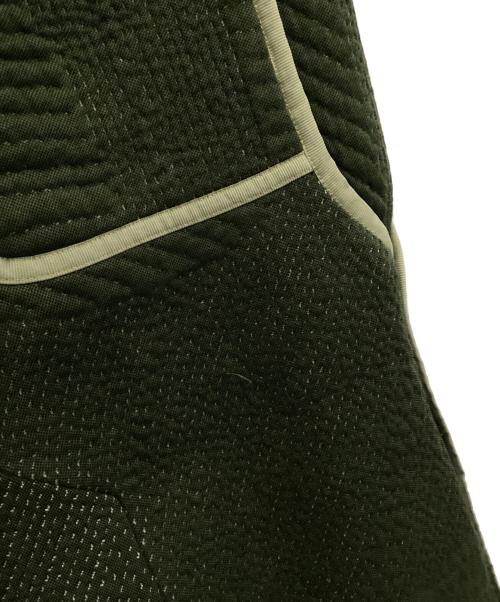 BYBORRE（バイボレ）BYBORRE (バイボレ) 3Dニットクロップドパンツ グリーン サイズ:Lの古着・服飾アイテム