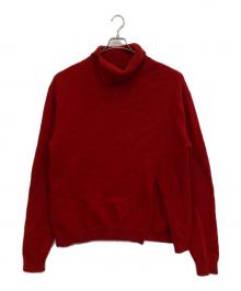 SOSHIOTSUKI（ソウシ オオツキ）の古着「SWORD SLIT KNIT タートルネックニット」｜レッド