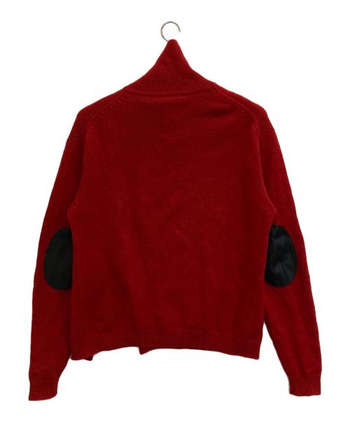 SOSHIOTSUKI（ソウシ オオツキ）SOSHIOTSUKI (ソウシ オオツキ) SWORD SLIT KNIT タートルネックニット レッド サイズ:Fの古着・服飾アイテム