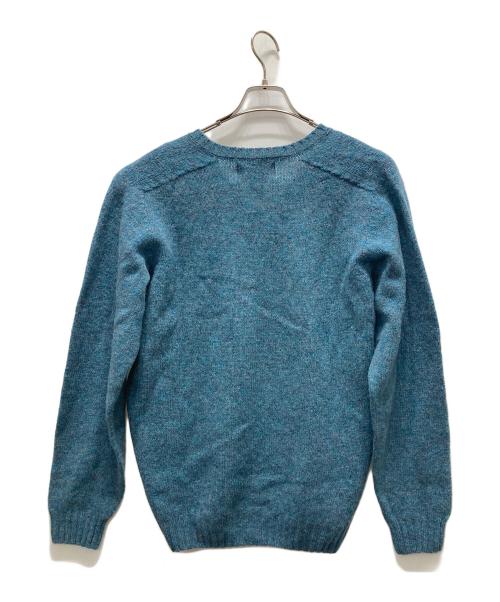 Harley of SCOTLAND（ハーレーオブスコットランド）Harley of SCOTLAND (ハーレーオブスコットランド) Vネックニット グリーン サイズ:44の古着・服飾アイテム