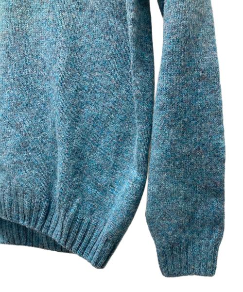 Harley of SCOTLAND（ハーレーオブスコットランド）Harley of SCOTLAND (ハーレーオブスコットランド) Vネックニット グリーン サイズ:44の古着・服飾アイテム