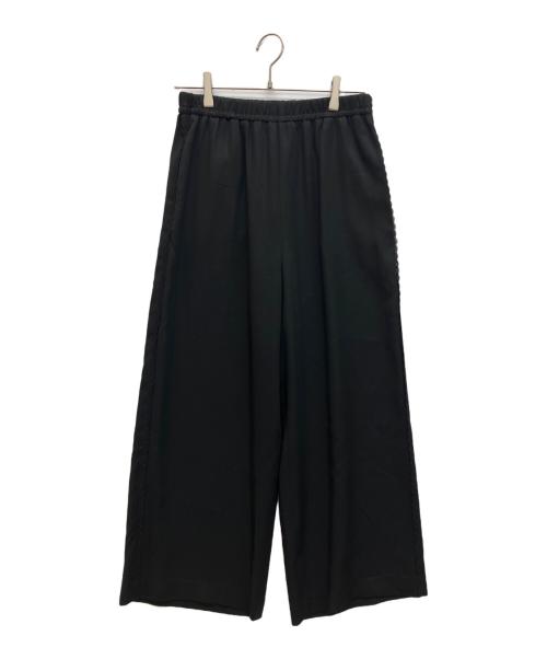 SALON adam et rope'（サロンアダムエロペ）SALON adam et rope' (サロンアダムエロペ) サイドレースイージーリラックスパンツ ネイビー サイズ:M 未使用品の古着・服飾アイテム