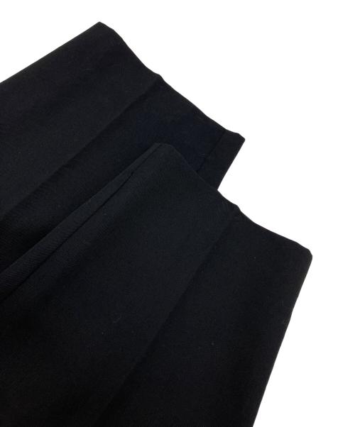 H BEAUTY&YOUTH（エイチ ビューティー&ユース）H BEAUTY&YOUTH (エイチ ビューティー&ユース) トロピカルハイウエストサスペンダーパンツ ブラック サイズ:Sの古着・服飾アイテム