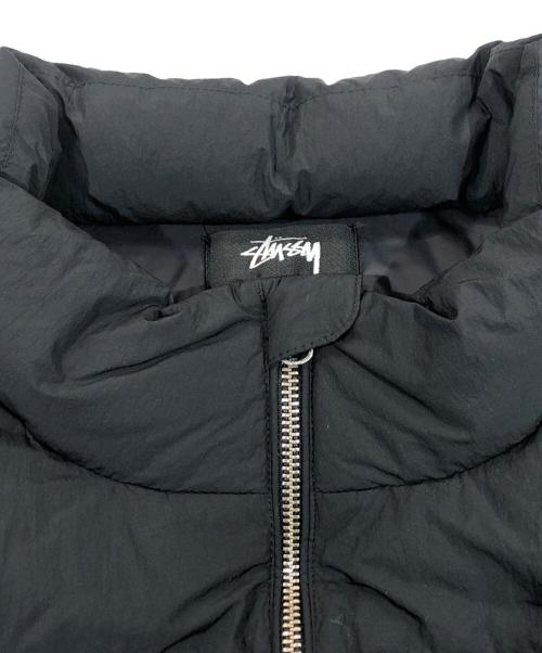 stussy（ステューシー）stussy (ステューシー) DOWN PUFFER NYLON ブラック サイズ:SIZE XXLの古着・服飾アイテム