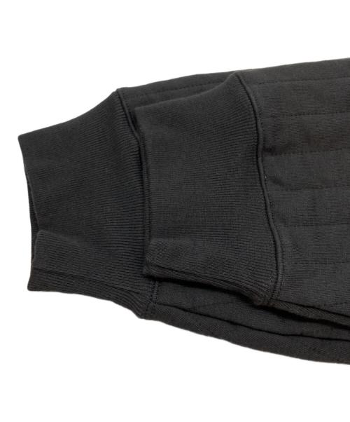 stussy（ステューシー）stussy (ステューシー) VERTICAL QUILTED ZIP HOODIE ブラック サイズ:ＸＸｌの古着・服飾アイテム