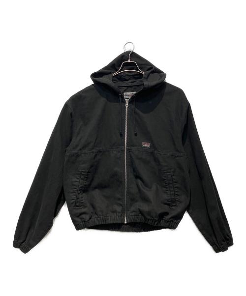 stussy（ステューシー）stussy (ステューシー) Work Jacket Unlined Canvas ブラック サイズ:XXLの古着・服飾アイテム