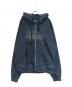 stussy（ステューシー）の古着「Refracted Zip Hoodie」｜ネイビー