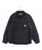 stussyステューシー）の古着「キルティングジャケット」｜ブラック