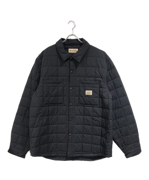 stussy（ステューシー）stussy (ステューシー) キルティングジャケット ブラック サイズ:SIZE XXLの古着・服飾アイテム