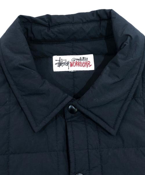 stussy（ステューシー）stussy (ステューシー) キルティングジャケット ブラック サイズ:SIZE XXLの古着・服飾アイテム