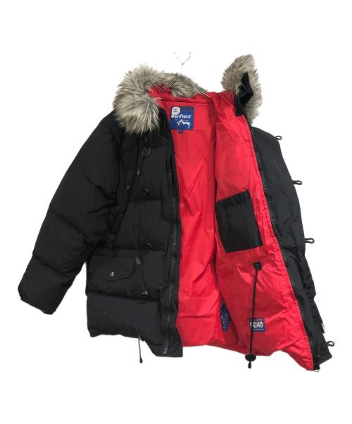 stussy（ステューシー）stussy (ステューシー) Pen Field (ペンフィールド) ダウンジャケット ブラック サイズ:XLの古着・服飾アイテム