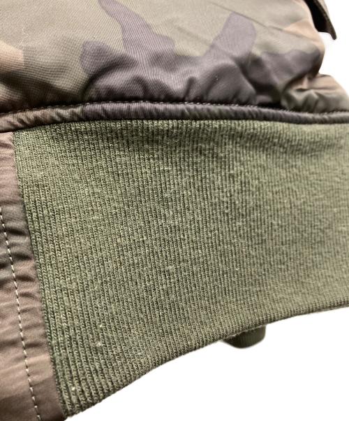 ALPHA（アルファ）ALPHA (アルファ) リバーシブルフライトジャケット カーキ×オレンジ サイズ:Mの古着・服飾アイテム