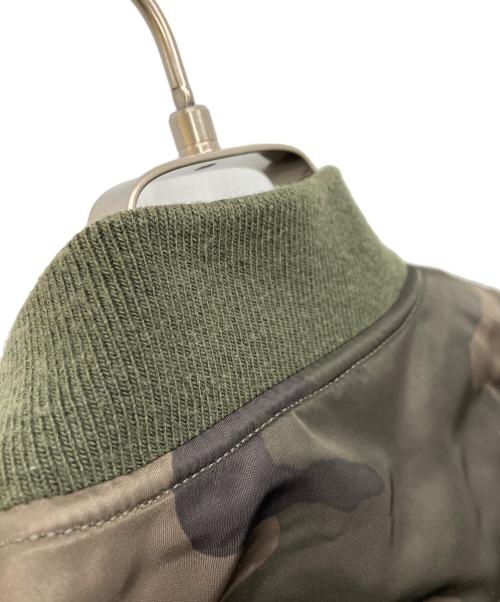 ALPHA（アルファ）ALPHA (アルファ) リバーシブルフライトジャケット カーキ×オレンジ サイズ:Mの古着・服飾アイテム