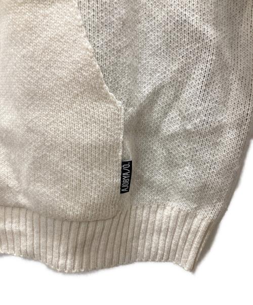AJOBYAノO（アジョバイアジョ）AJOBYAノO (アジョバイアジョ) ニットパーカー ベージュ サイズ:Freeの古着・服飾アイテム