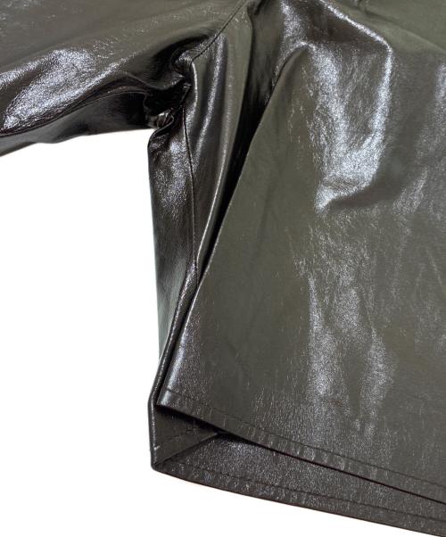 BOTTEGA VENETA（ボッテガベネタ）BOTTEGA VENETA (ボッテガベネタ) Shiny Leather Shorts pants シャイニーレザーショートパンツ/633445 VKLC0 ブラウン サイズ:Sの古着・服飾アイテム