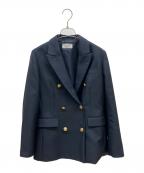 JOURNAL STANDARD relumeジャーナルスタンダード レリューム）の古着「T/Wギャバネイビーブレザー」｜ブラック