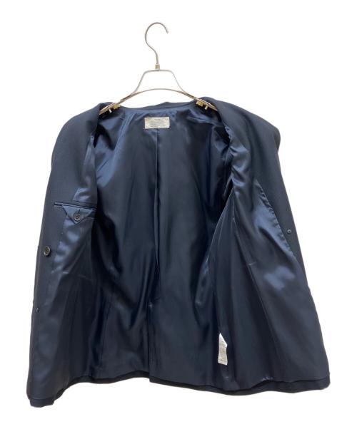 JOURNAL STANDARD relume（ジャーナルスタンダード レリューム）JOURNAL STANDARD relume (ジャーナルスタンダード レリューム) T/Wギャバネイビーブレザー ブラック サイズ:38の古着・服飾アイテム