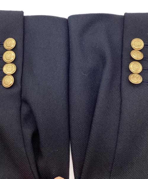 JOURNAL STANDARD relume（ジャーナルスタンダード レリューム）JOURNAL STANDARD relume (ジャーナルスタンダード レリューム) T/Wギャバネイビーブレザー ブラック サイズ:38の古着・服飾アイテム