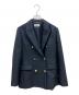 JOURNAL STANDARD relume（ジャーナルスタンダード レリューム）の古着「T/Wギャバネイビーブレザー」｜ブラック