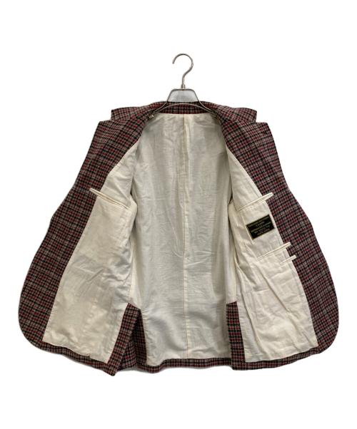 WACKO MARIA（ワコマリア）WACKO MARIA (ワコマリア) チェック2Bジャケット レッド サイズ:Sの古着・服飾アイテム
