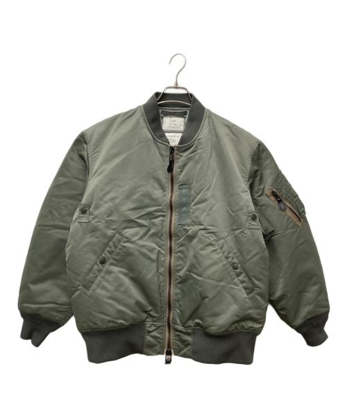 HYKE（ハイク）HYKE (ハイク) TYPE MA-1 JACKET オリーブ サイズ:3の古着・服飾アイテム