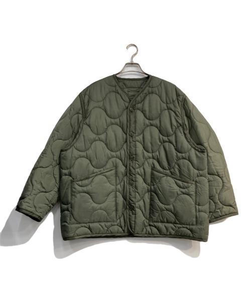 HYKE（ハイク）HYKE (ハイク) Quilted Liner Jacket　232-17402 オリーブ サイズ:3の古着・服飾アイテム