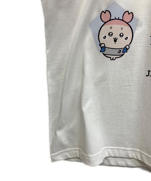 ちいかわ（チイカワ）ちいかわ (チイカワ) Jリーグ (ジェーリーグ) Tシャツ ホワイト サイズ:XLの古着・服飾アイテム