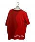 A BATHING APE (アベイシングエイプ) Cutting College Relaxed Fit Tee レッド サイズ:XL：8000円