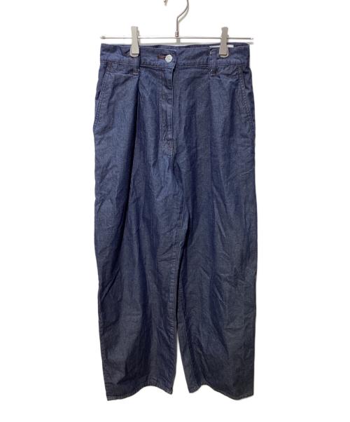 ticca（ティッカ）ticca (ティッカ) ライトデニムタックワイドパンツ インディゴ サイズ:SIZE 1の古着・服飾アイテム