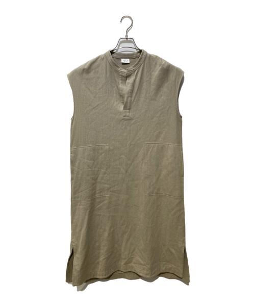 LE GLAZIK（ル グラジック）LE GLAZIK (ル グラジック) オーバーシャツワンピース ベージュ サイズ:SIZE36の古着・服飾アイテム