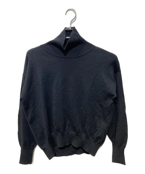 kurashi&trips publishing（クラシアンドトリップス パブリッシング）KURASHI&Trips PUBLISHING (クラシアンドトリップス パブリッシング) ハイネックニット ブラック サイズ:FREEの古着・服飾アイテム