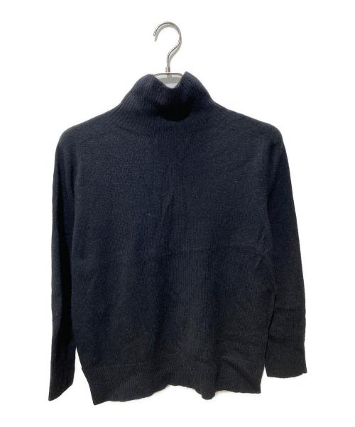MARGARET HOWELL（マーガレットハウエル）MARGARET HOWELL (マーガレットハウエル) カシミヤ混ハイネックニット ブラック サイズ:SIZE 2の古着・服飾アイテム
