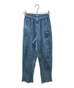 TELAテラ）の古着「フロントZIP PT」｜ブルー