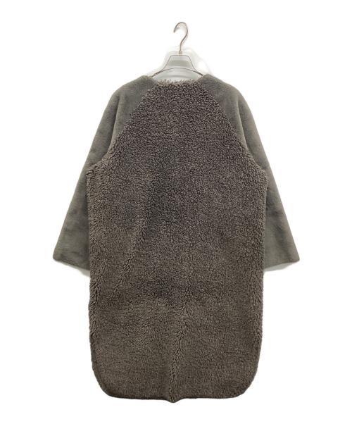 Ameri（アメリ）Ameri (アメリ) REVERSIBLE TWIN BOA COAT リバーシブル ツイン ボア コート グレー サイズ:Fの古着・服飾アイテム