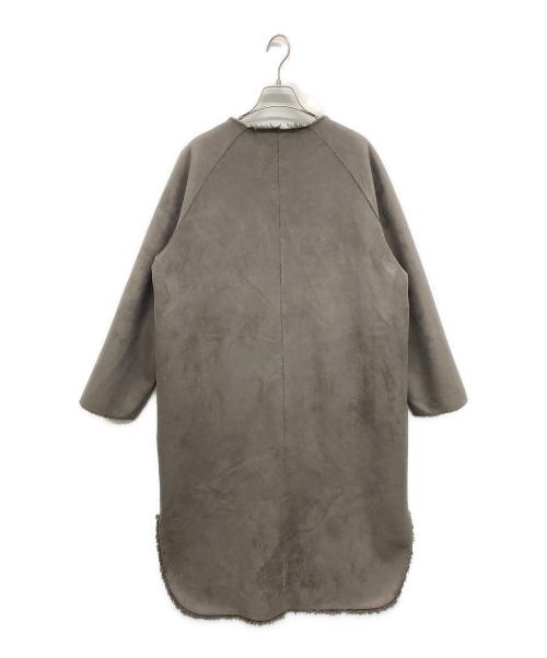 Ameri（アメリ）Ameri (アメリ) REVERSIBLE TWIN BOA COAT リバーシブル ツイン ボア コート グレー サイズ:Fの古着・服飾アイテム