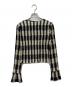 CLANE (クラネ) SHIRRING DESIGN BLOUSE ベージュ×ブラック サイズ:1：11000円