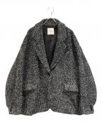 CLANE×Suzu Hiroseクラネ）の古着「CLANE MIX COLOR OVER COAT」｜ブラック