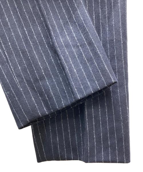 green label relaxing（グリーンレーベルリラクシング）green label relaxing (グリーンレーベルリラクシング) フラノストライプセットアップスーツ ネイビー サイズ:ジャケット48 パンツ80の古着・服飾アイテム