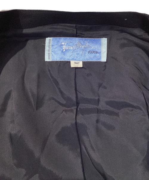 Thierry Mugler（ティエリーミュグレ）Thierry Mugler (ティエリーミュグレ) ノーカラージャケット ブラック サイズ:SIZE 9の古着・服飾アイテム