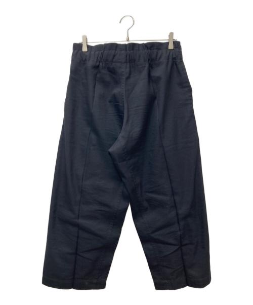 me ISSEY MIYAKE（ミーイッセイ ミヤケ）me ISSEY MIYAKE (ミーイッセイ ミヤケ) ベルト付きワイドパンツ ブラック サイズ:FREEの古着・服飾アイテム