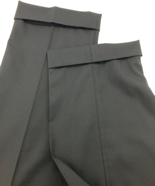 colony clothing（コロニークロージング）colony clothing (コロニークロージング) ウールポリ ワンプリーツイージートラウザーズ ブラック サイズ:44の古着・服飾アイテム