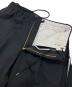 中古・古着 colony clothing (コロニークロージング) ウールポリ ワンプリーツイージートラウザーズ ブラック サイズ:44：6000円